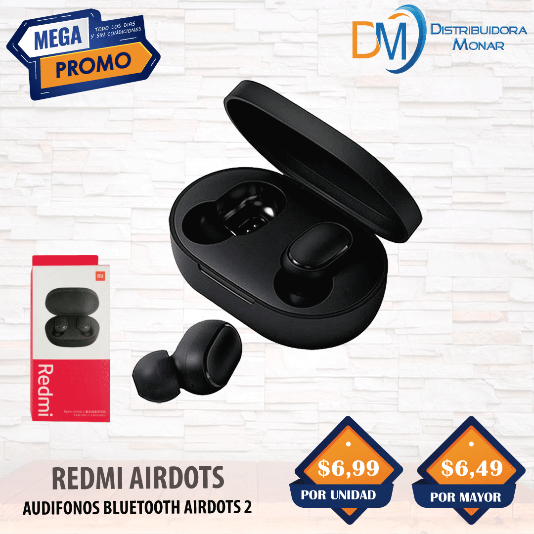 Audífonos Bluetooth Redmi Airdots 2 - Importadora y Distribuidora Monar