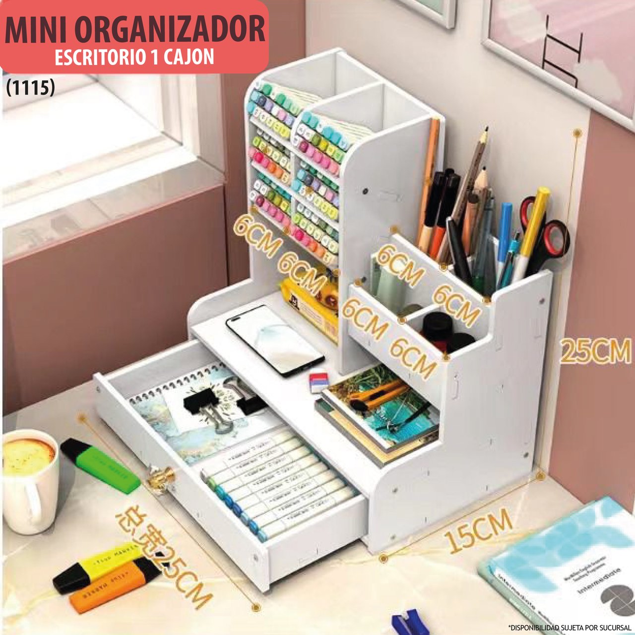 Mini Organizador de Escritorio 1 Cajón (1115) - Importadora y Distribuidora  Monar