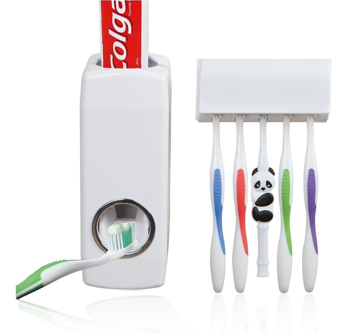 Dispensador de pasta de dientes y porta cepillos con esterilizador  inteligente de luz UV - Importadora y Distribuidora Monar