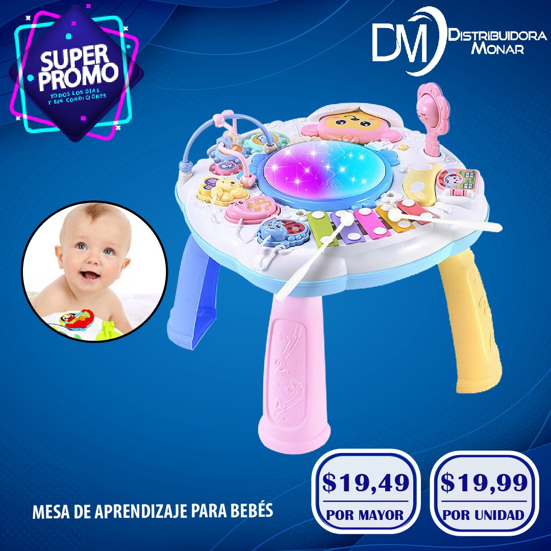 Mesa aprendizaje bebe