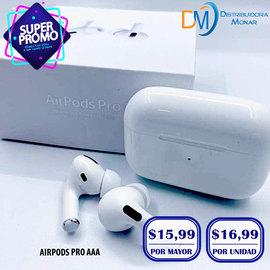 Audífonos AirPods Pro AAA - Importadora y Distribuidora Monar