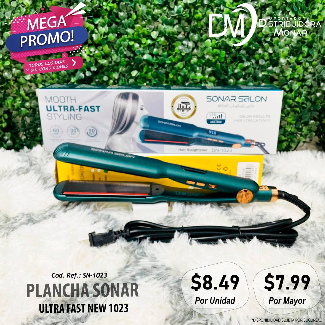 Plancha para Cabello Sonar Ultra Fast Importadora y