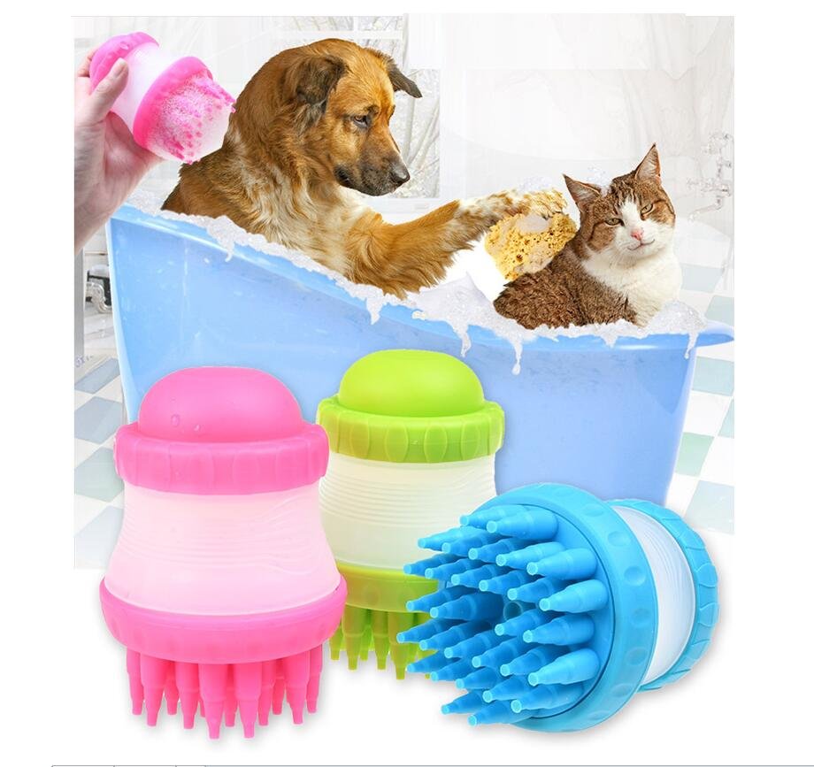 Cepillo Dispensador de Shampoo, En este verano refresca a tu mascota con  un buen baño usando el nuevo cepillo dispensador de shampoo! 🐾🐶🐱🐾🌞 Los  baños ahora serán mucho más agradables.