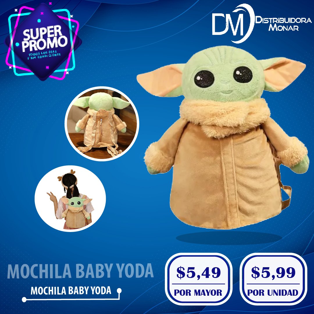 Mochila discount bebe yoda