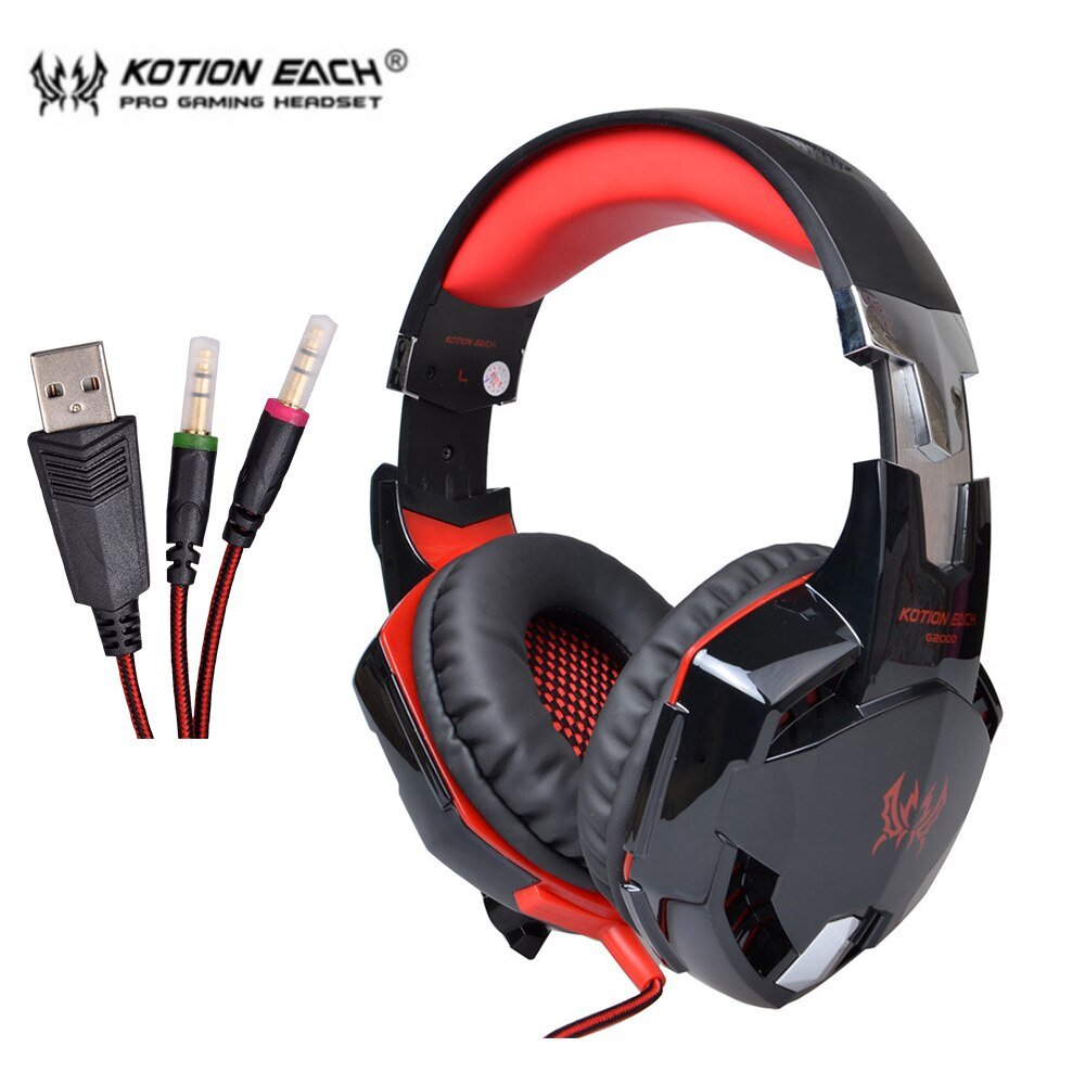 Auriculares Est reo Pro Gaming G2000 Importadora y Distribuidora