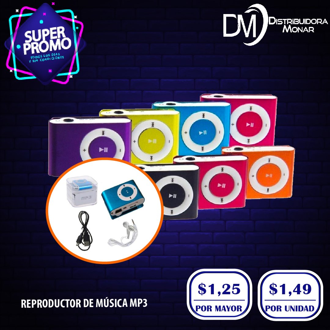 Reproductor Mp3 portatil AUST Reproductor de música Ecuador