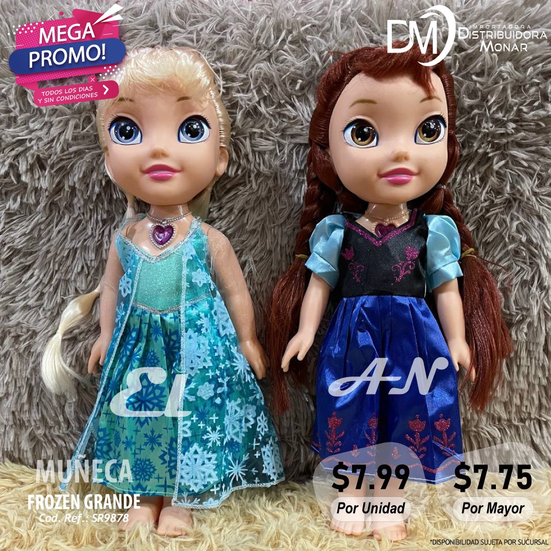 Muñeca frozen best sale tamaño grande